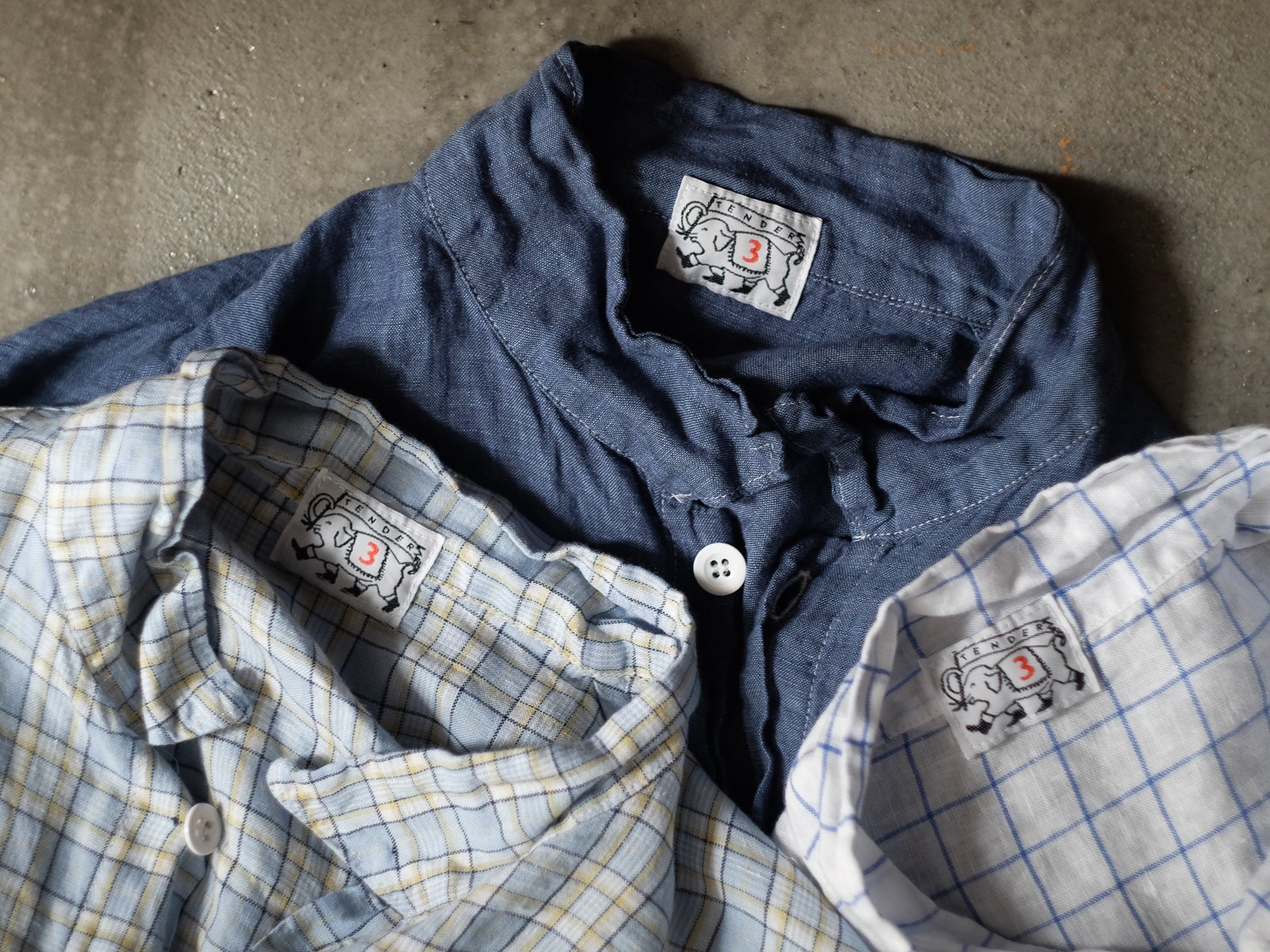 TENDER Co.” -TYPE WS420 LONG SLEEVE TAIL SHIRT & TYPE WS450 LONG