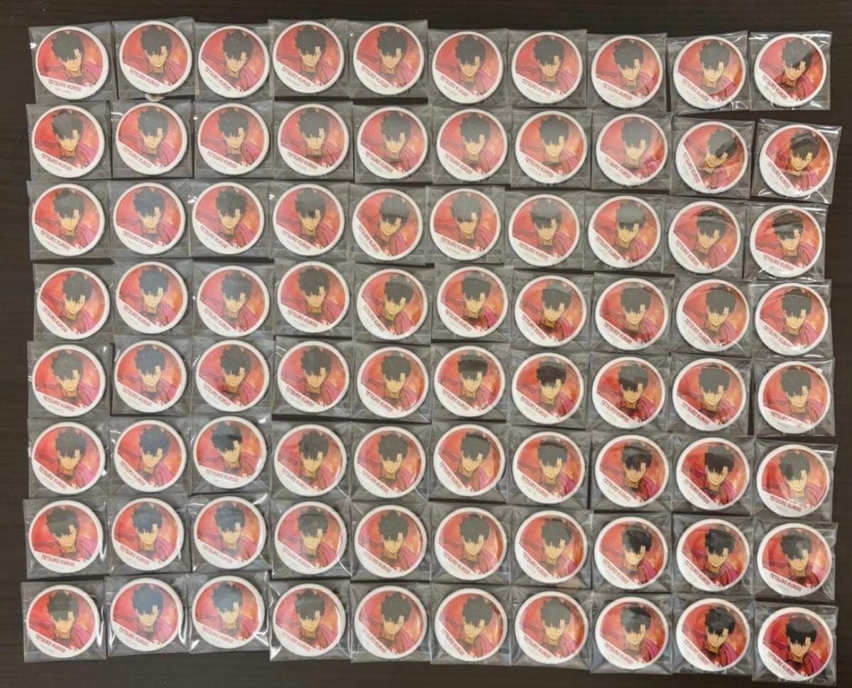 ハイキュー 横断幕 スクエア缶バッジ 新品未開封 2種（18個）セット