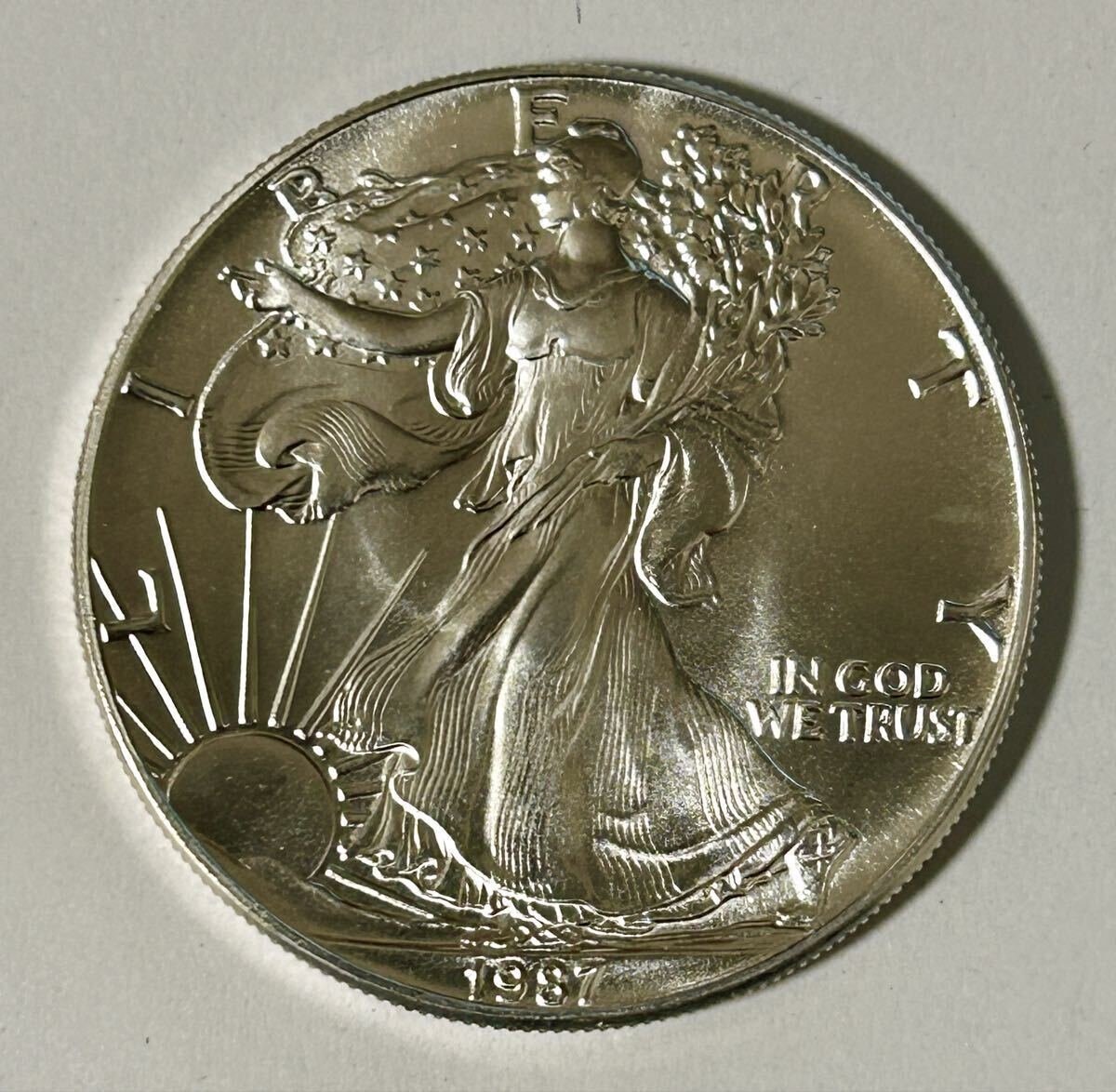 アメリカ イーグル銀貨 1987の値段と価格推移は？｜6件の売買データ