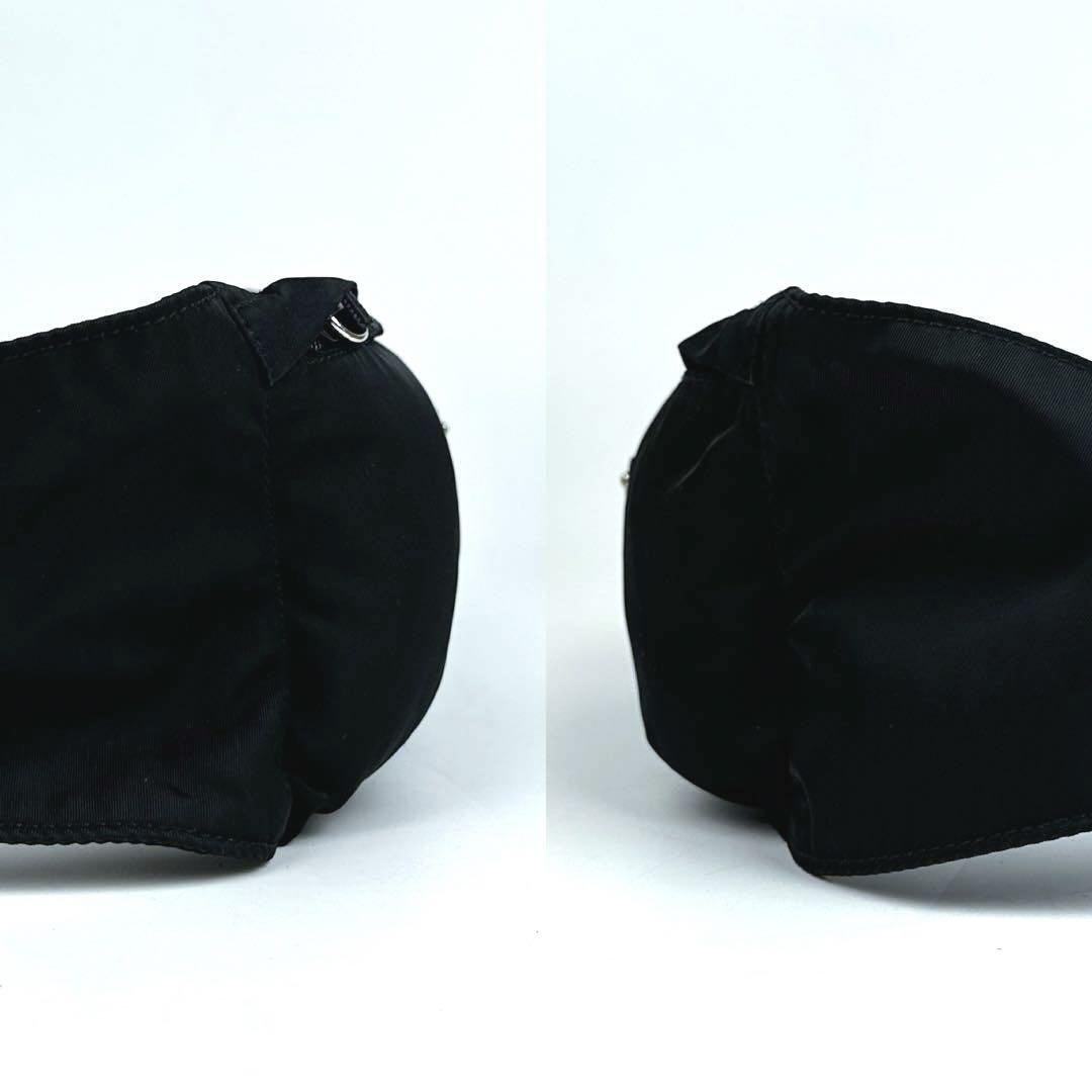 極美品 PRADA プラダ 三角ロゴ プレート ウエストポーチ ボディバッグ