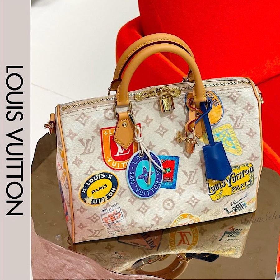 限定》ルイヴィトン LV スピーディ バンドリエール30 ソフト (Louis