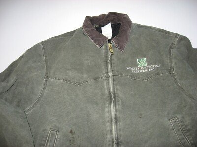 Vintage Carhartt Santa Fe Men's Quilted Lined Jacket J14 MOS 2XL