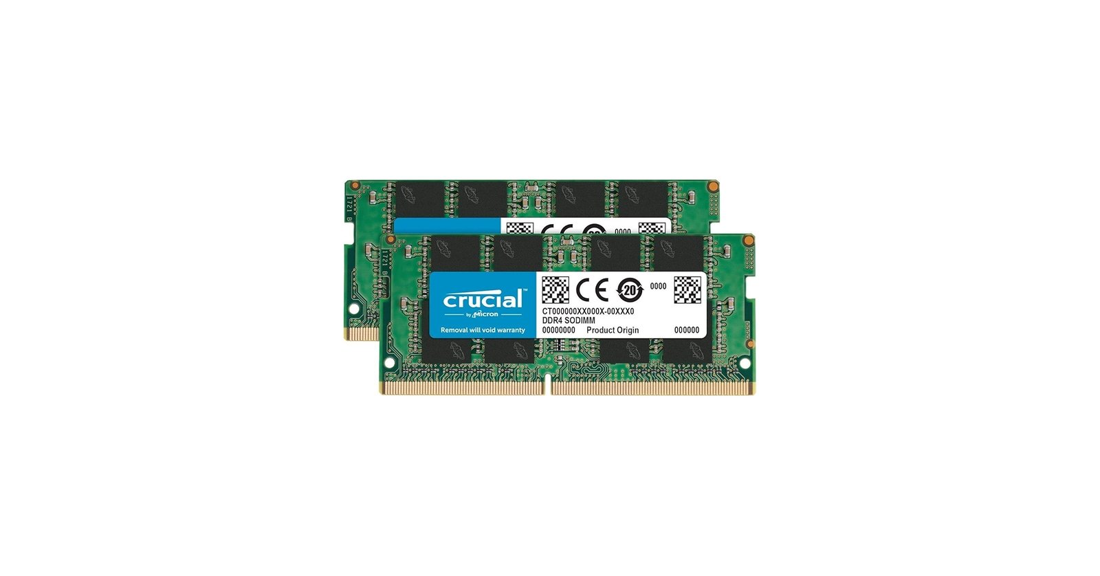 Crucial Memory Bundle with 32GB (2x16GB) DDR4 PC4-21300 2666MHz DR