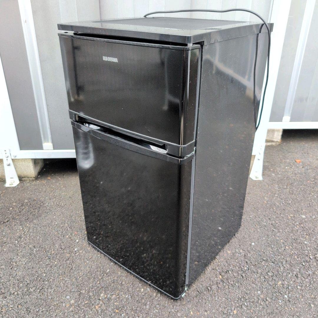 アイリスオーヤマ　2ドア　冷凍　冷蔵庫　NRSD-8A-B　81L 楽天市場】【訳あり】ノンフロン冷凍冷蔵庫 2ドア 81L ブラック NRSD