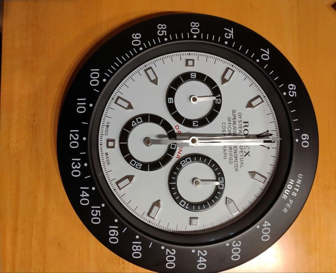 デイトナタイプ　壁掛け時計 DAYTONA 壁時計 - BestWallClock - 4.8* TrustPilot