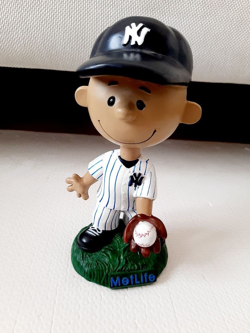 MetLife ボブルヘッドフィギュア　スヌーピー　フランクリン Super7 スーパー7 | Peanuts リアクションフィギュア Wave07
