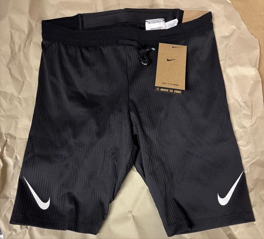 ナイキ　エアロスイフト　ハーフタイツ　ドライフィット　FN3370-011 S NIKE ナイキ ADV エアロスイフト BF ハーフ タイツ DRI-FIT メンズ